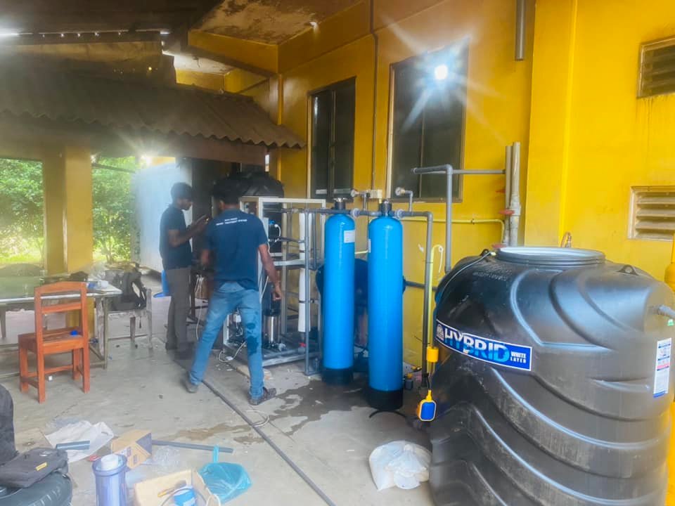Eco Fresh Successful Eco Fresh P1 installed 250LPH RO plant at Vavuniya 3