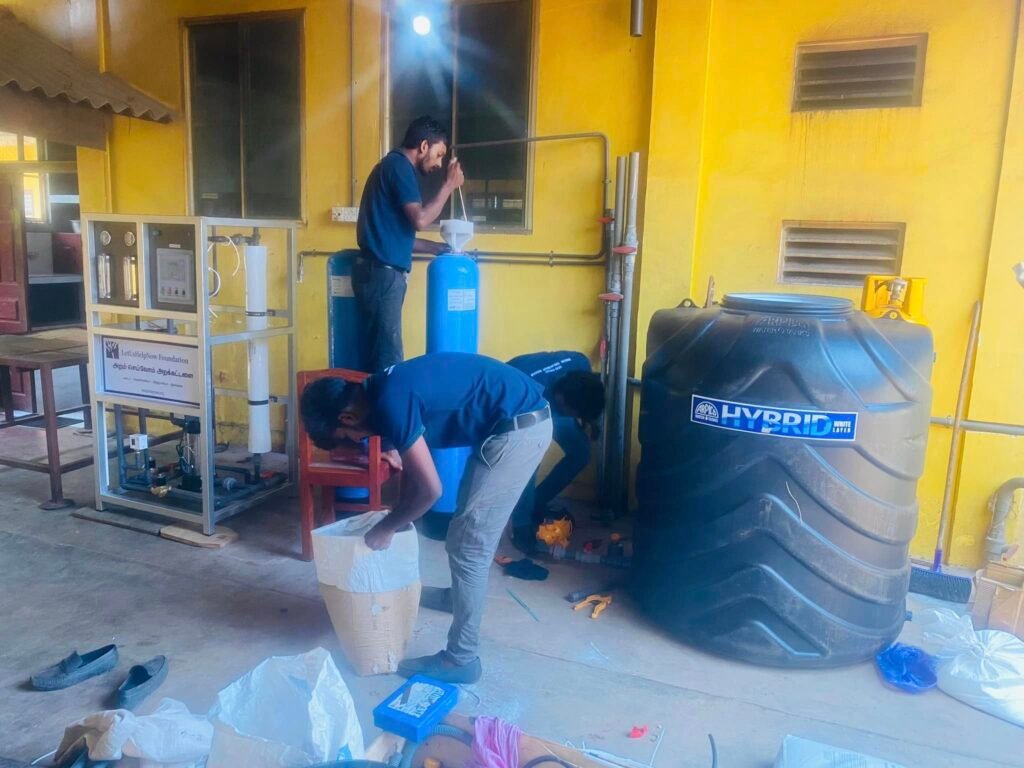 Eco Fresh Successful Eco Fresh P1 installed 250LPH RO plant at Vavuniya 4