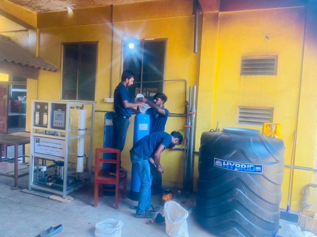 Eco Fresh Successful Eco Fresh P1 installed 250LPH RO plant at Vavuniya 5