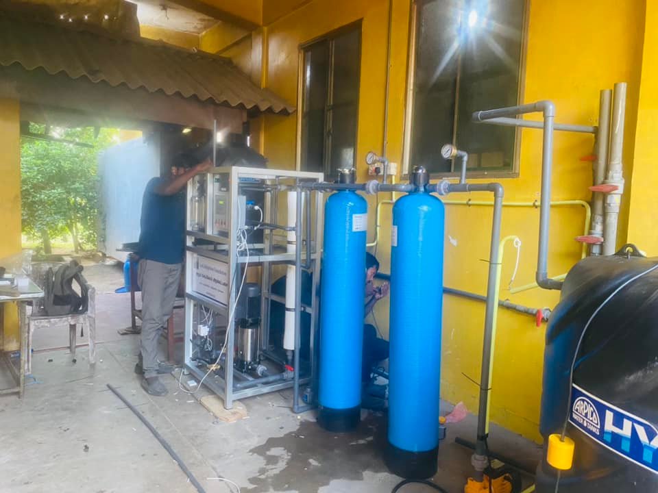 Eco Fresh Successful Eco Fresh P1 installed 250LPH RO plant at Vavuniya6